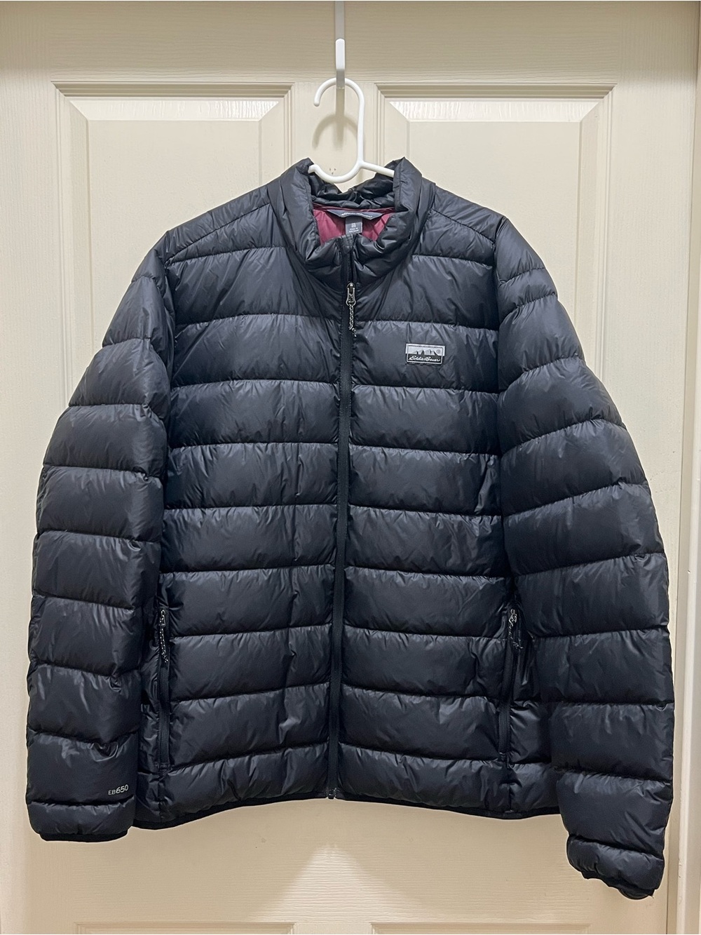 Men's Black Quilted Insulated Jacket